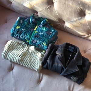 12 month old boys jackets & sweater